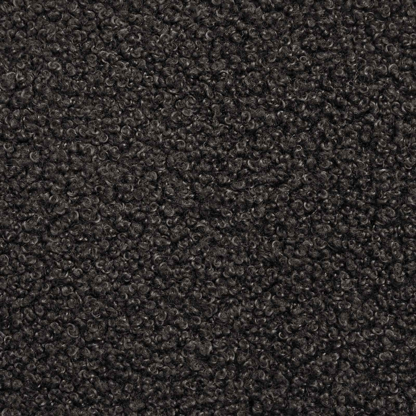 Zweisitzer Mit Knopfheftung Schwarz 117 X 67 X 77 Cm Bouclé