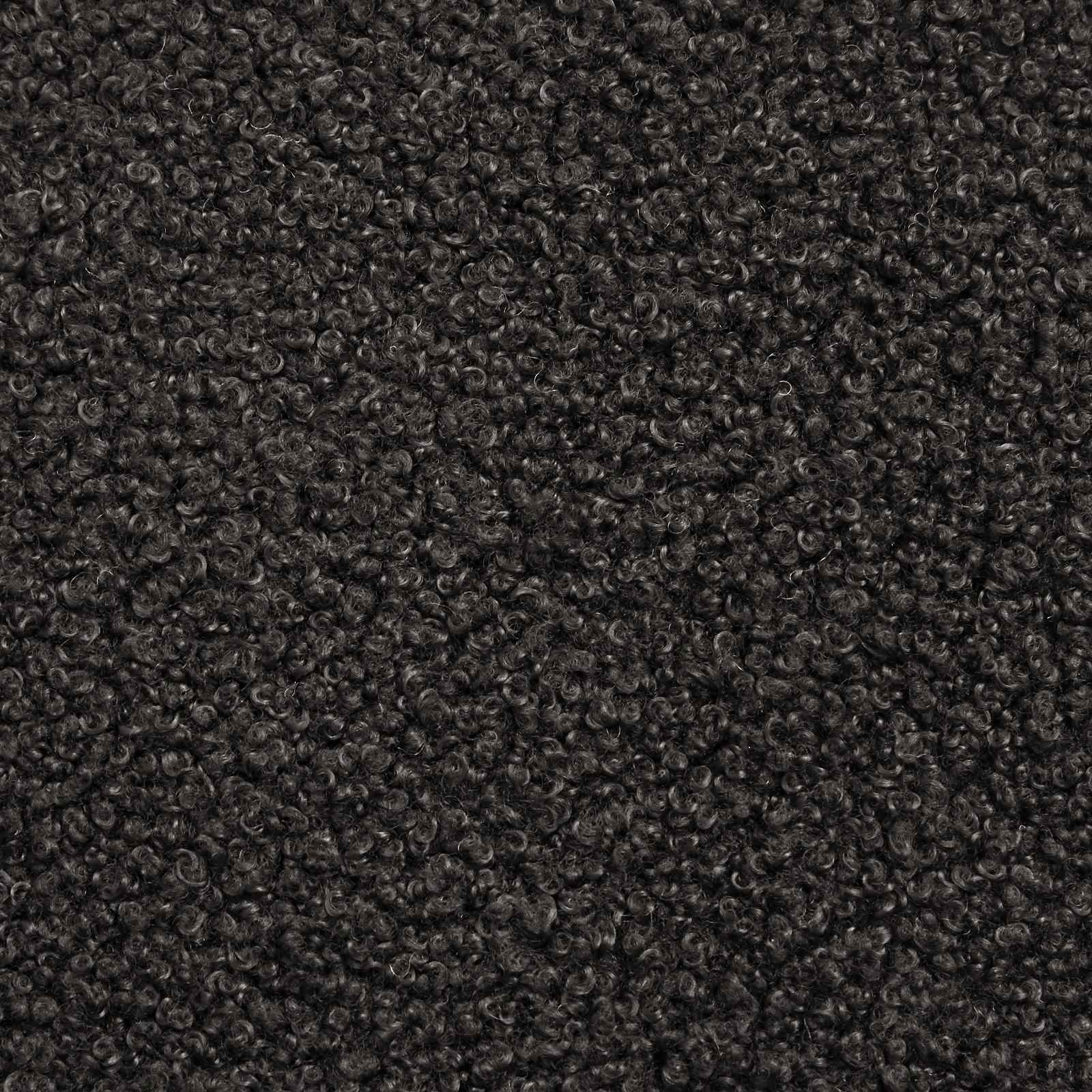 Zweisitzer Mit Knopfheftung Schwarz 117 X 67 X 77 Cm Bouclé