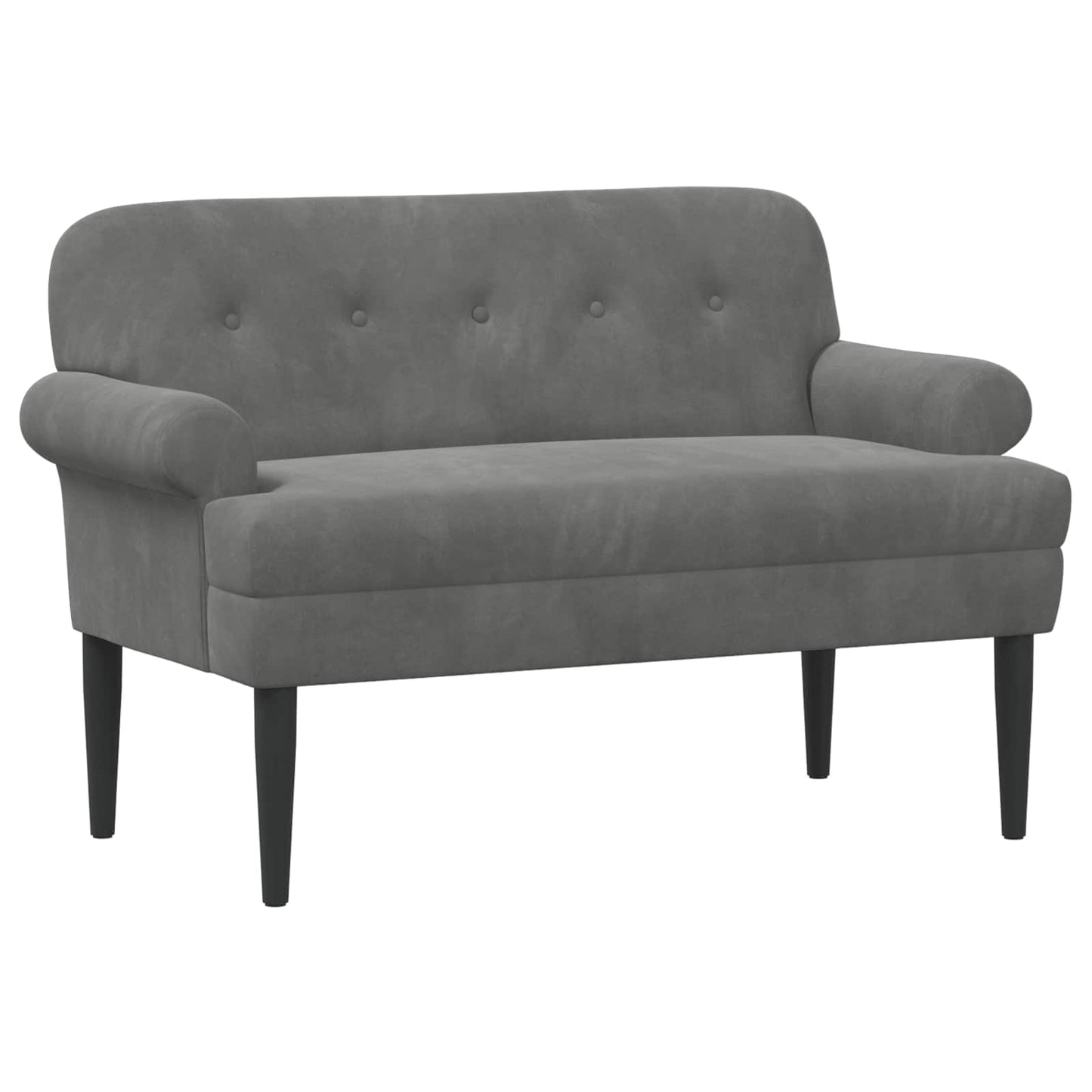 Zweisitzer Mit Knopfheftung 120 X 66 X 78 Cm Samt