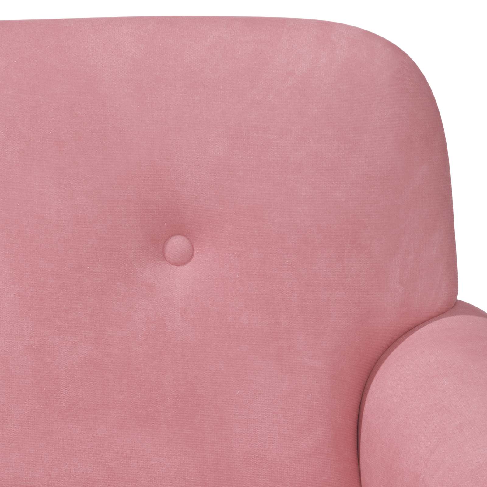 Zweisitzer Mit Knopfheftung Rosa 120 X 66 X 78 Cm Samt (V)