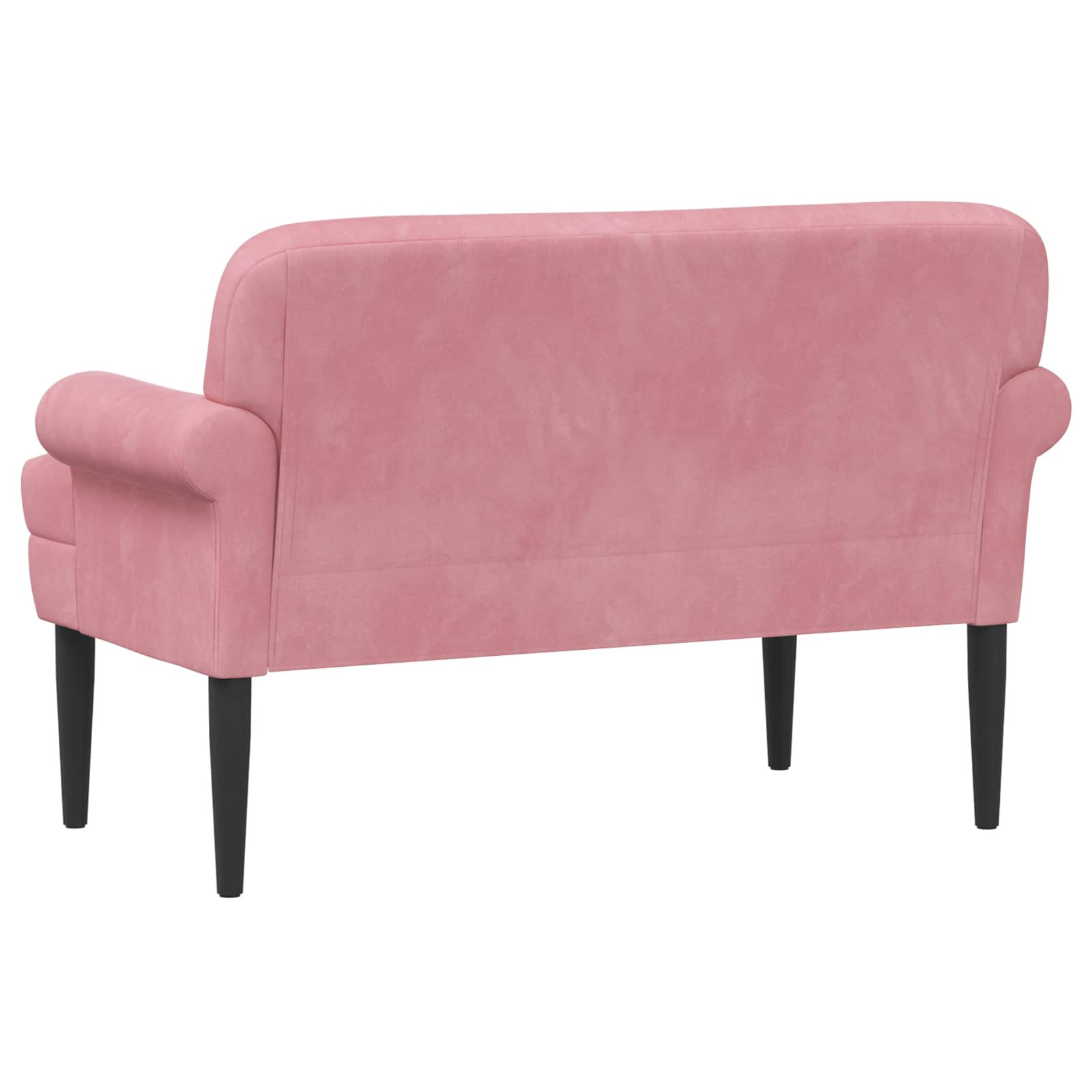 Zweisitzer Mit Knopfheftung Rosa 120 X 66 X 78 Cm Samt (V)