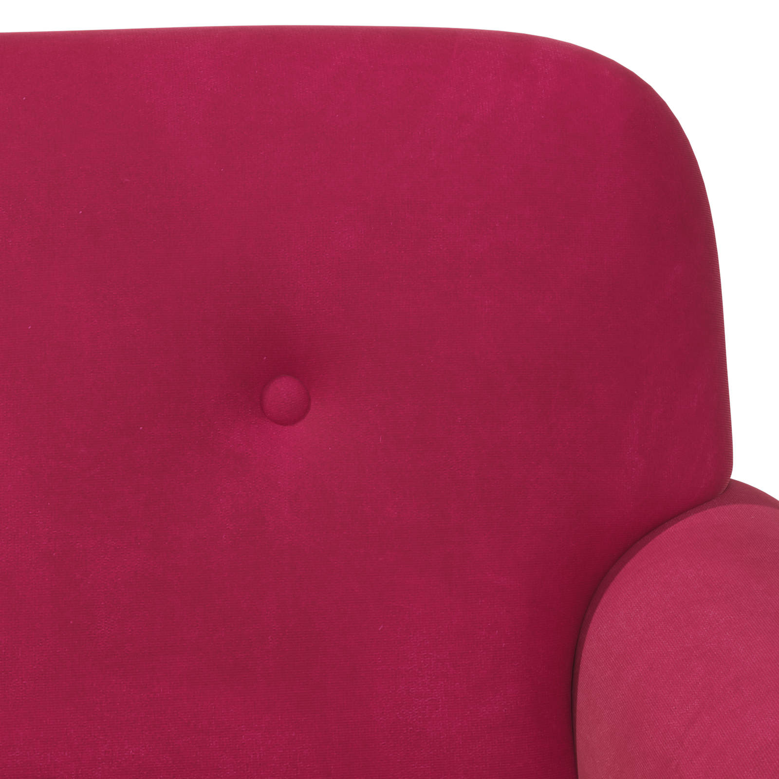 Zweisitzer Mit Knopfheftung Weinrot 120 X 66 X 78 Cm Samt (V)