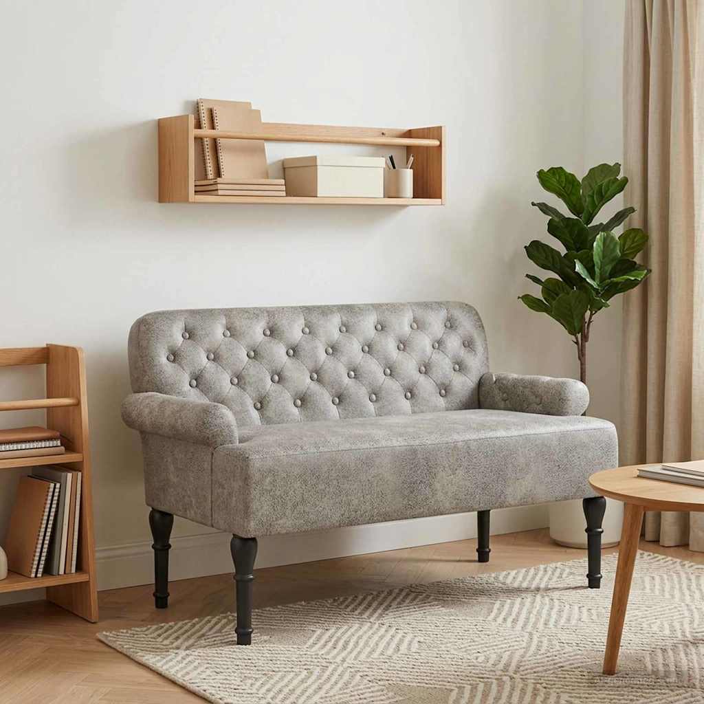 Zweisitzer Mit Knopfheftung 120 X 65 X 78 Cm