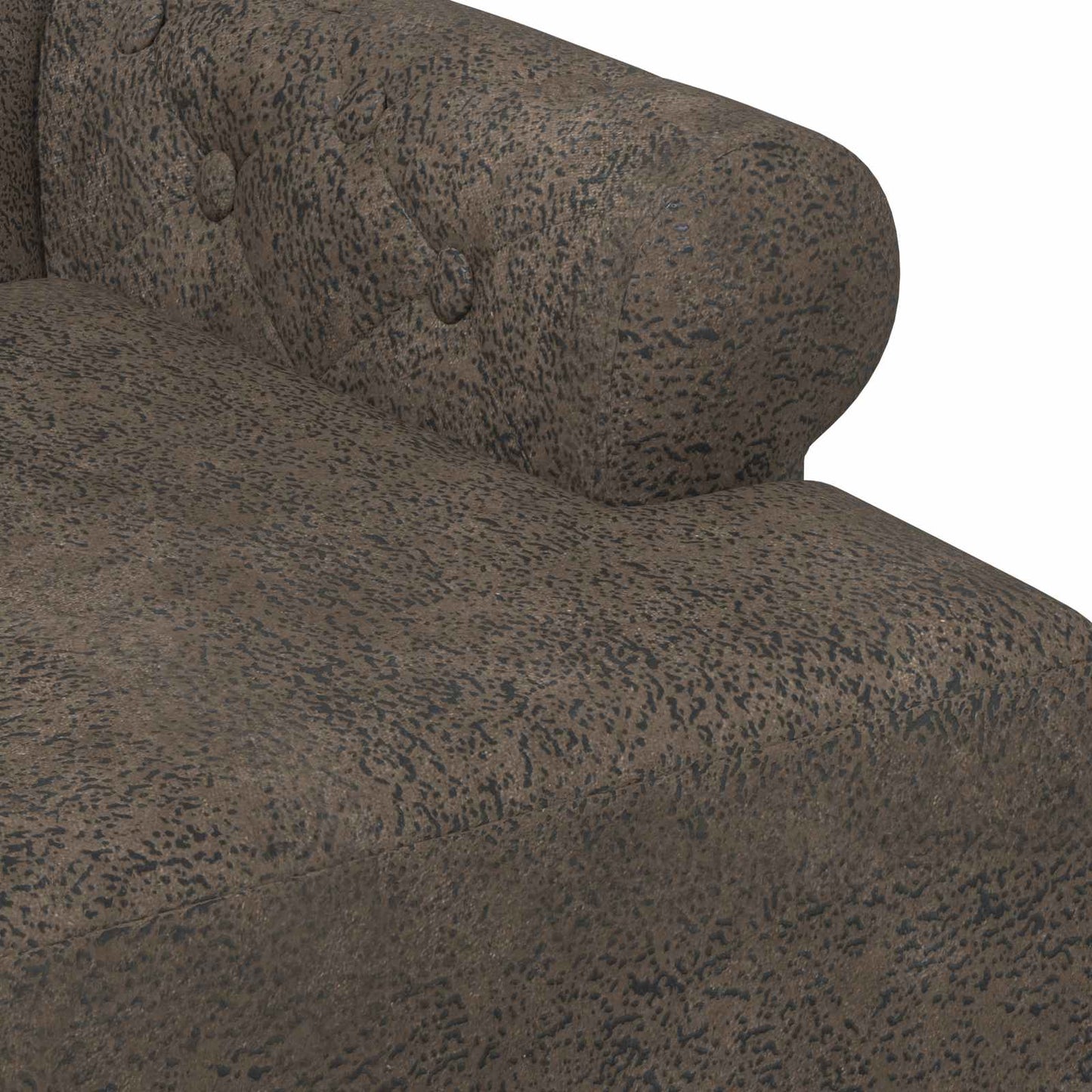 Zweisitzer Mit Knopfheftung Dunkelgrau 120 X 65 X 78 Cm