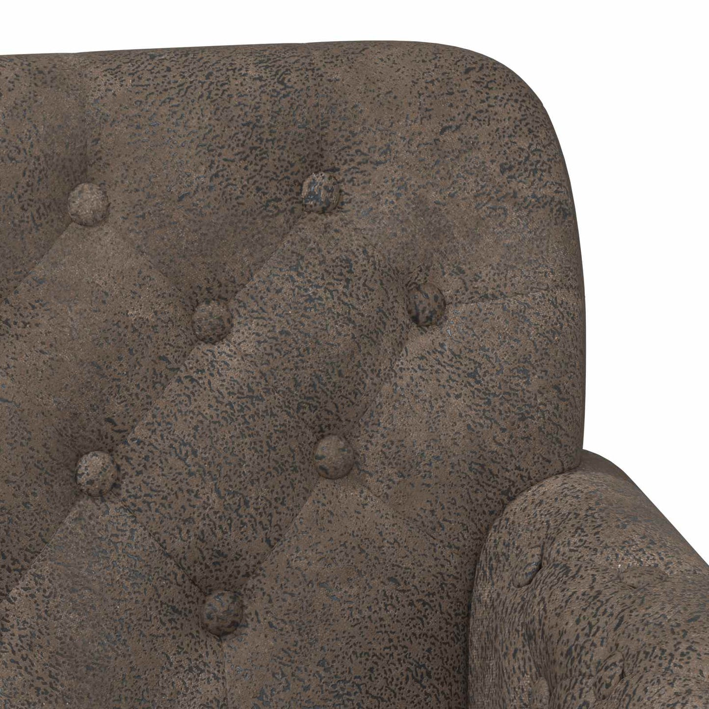 Zweisitzer Mit Knopfheftung Dunkelgrau 120 X 65 X 78 Cm