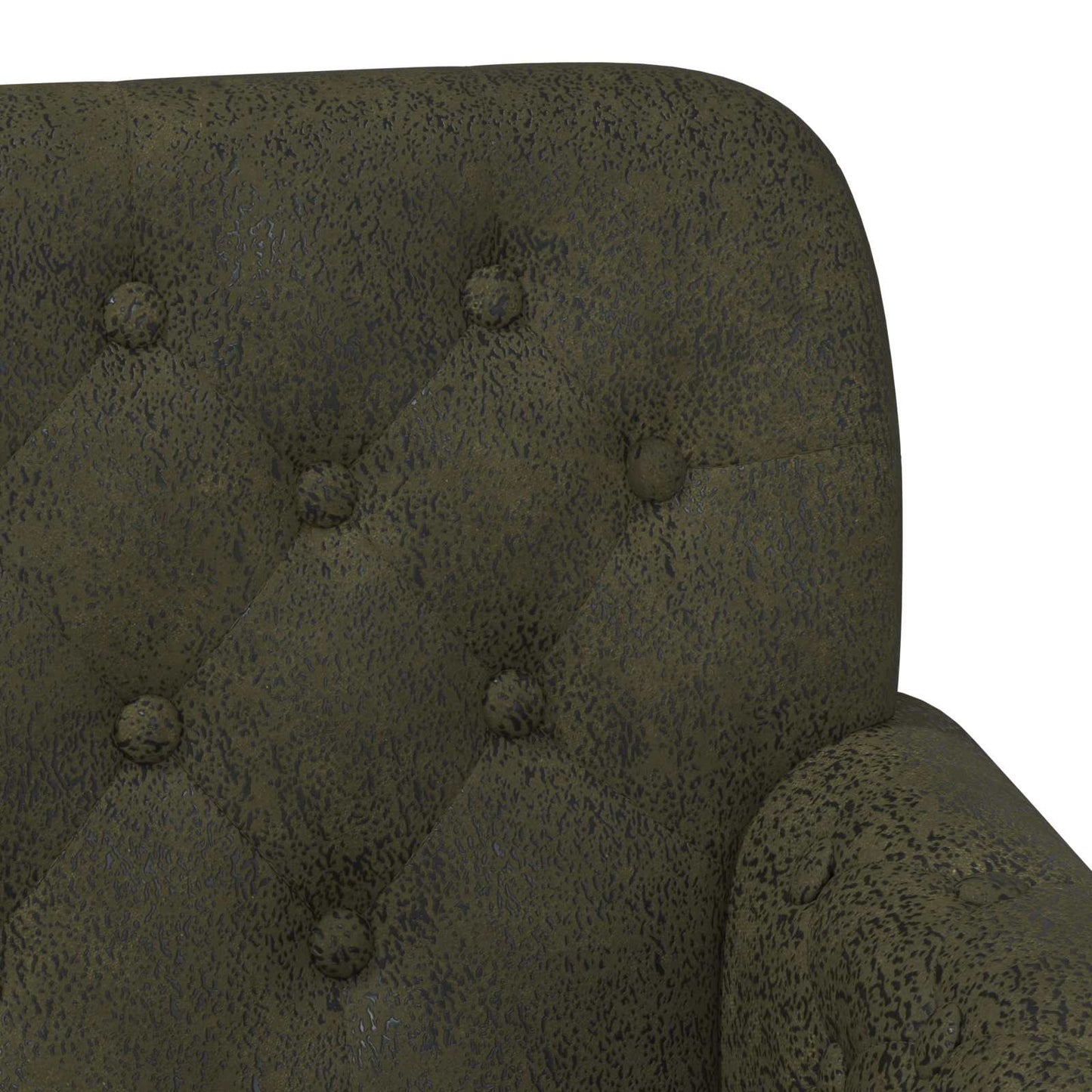 Zweisitzer Mit Knopfheftung Olivegrün 120 X 65 X 78 Cm
