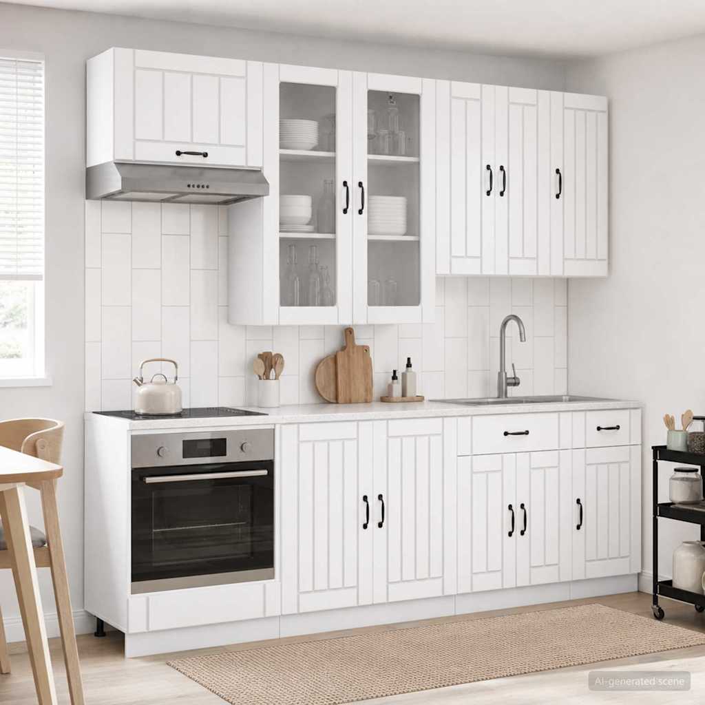 Kücheneinheit Lucca 8 Pcs Holzwerkstoff