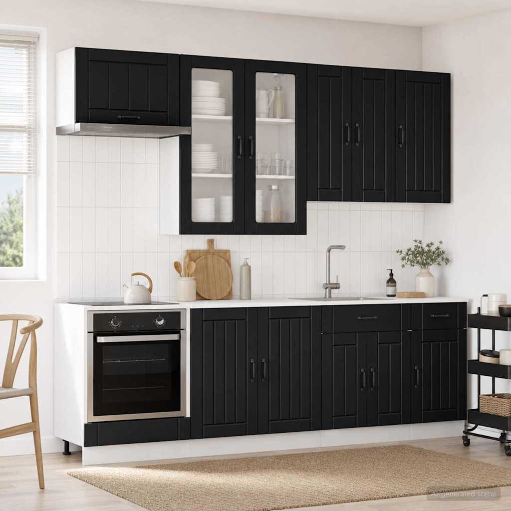 Kücheneinheit Lucca 8 Pcs Holzwerkstoff