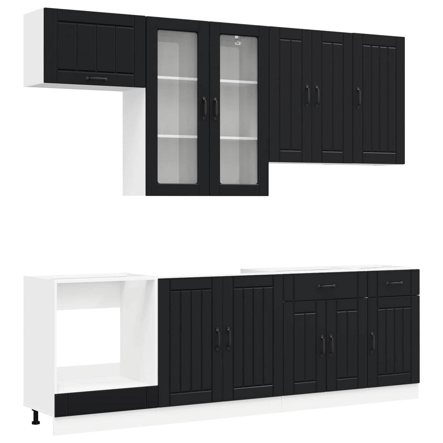 Kücheneinheit Lucca 8 Pcs Holzwerkstoff