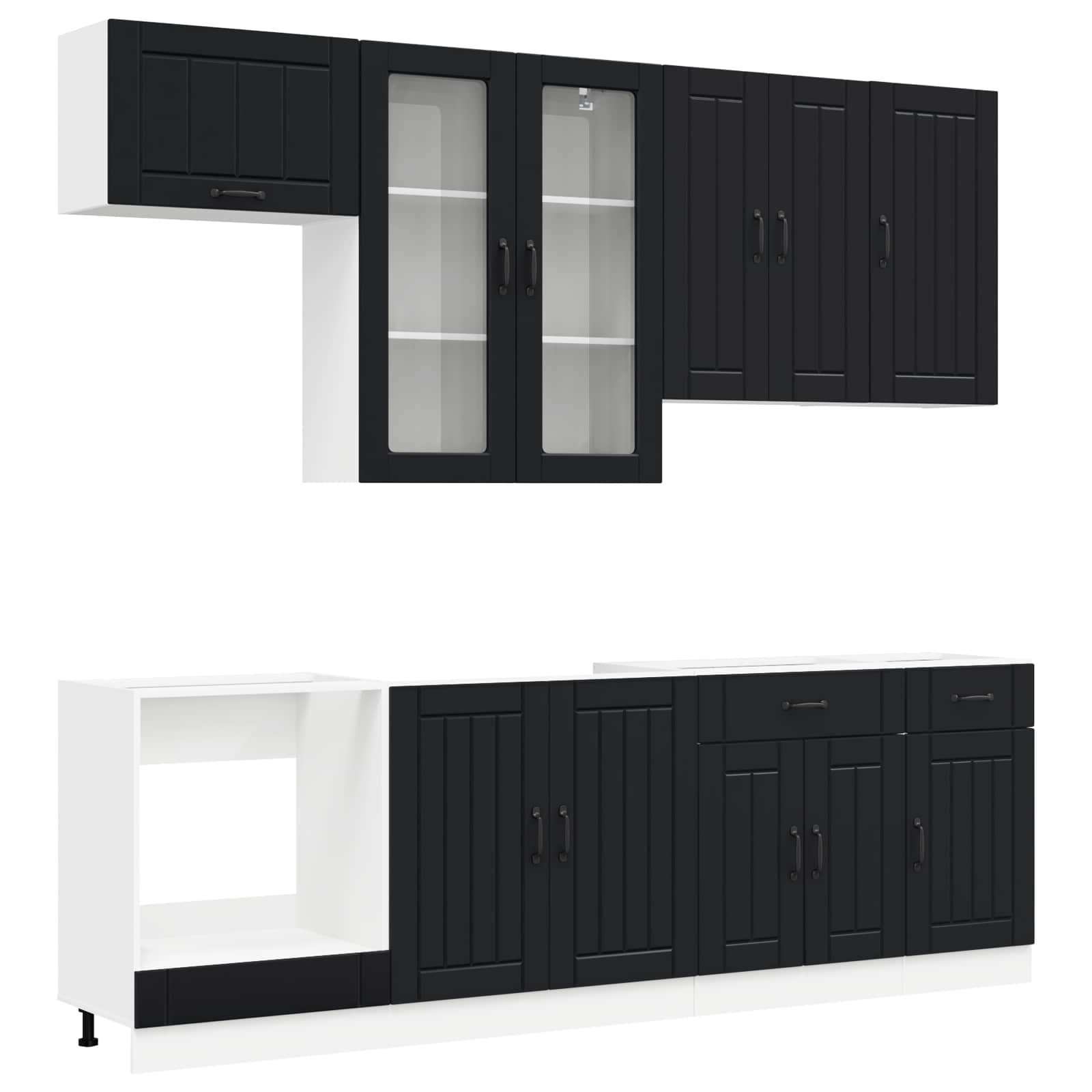 Kücheneinheit Lucca 8 Pcs Holzwerkstoff