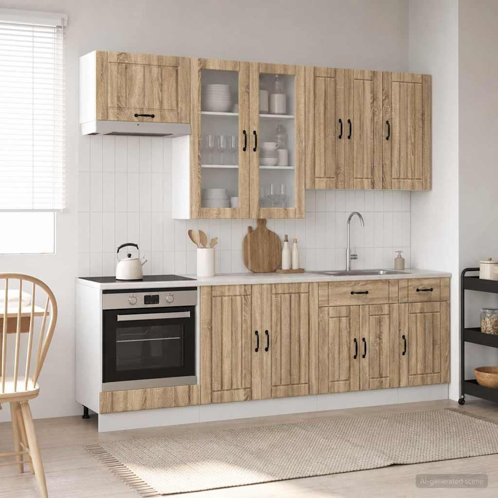 Kücheneinheit Lucca 8 Pcs Holzwerkstoff