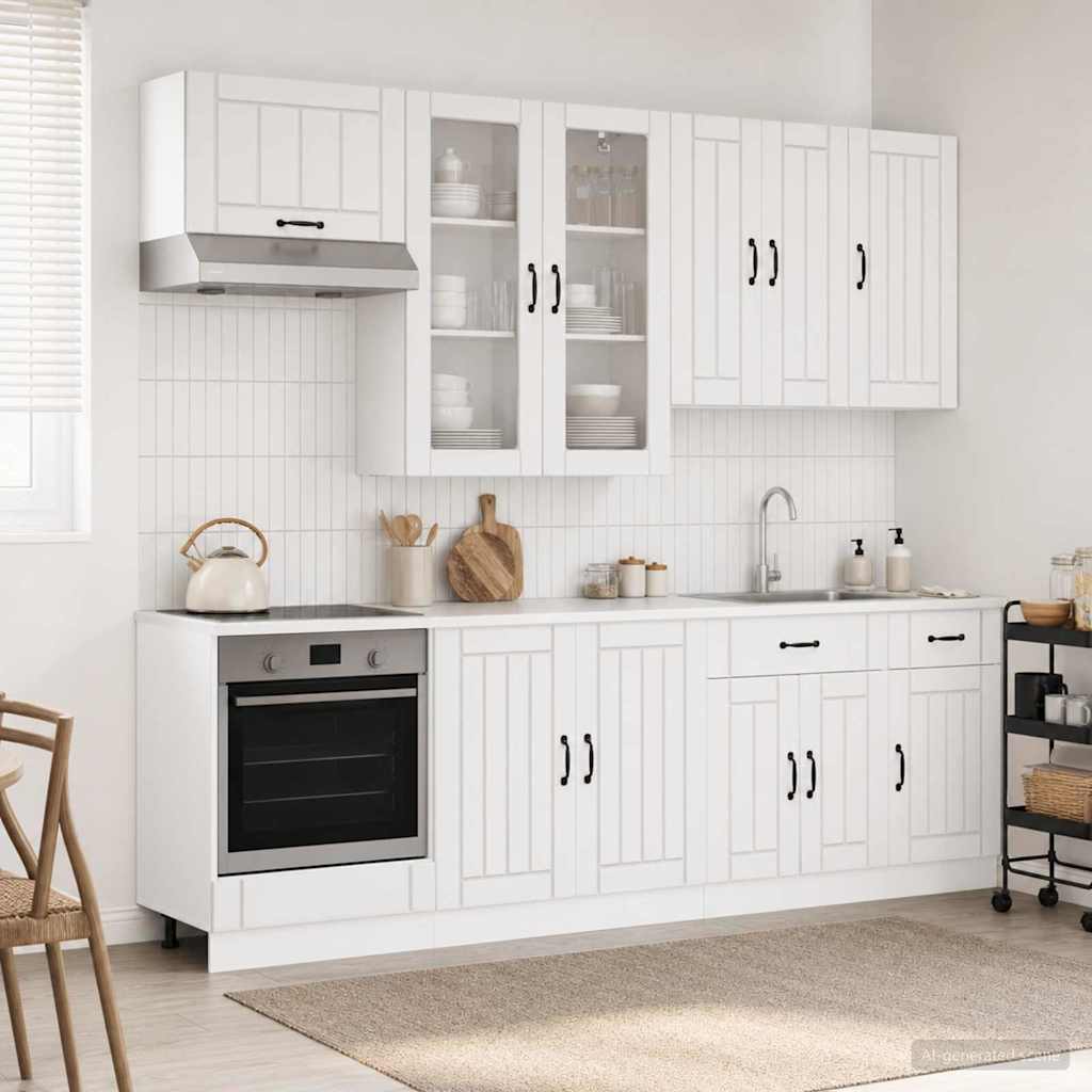 Kücheneinheit Lucca 8 Pcs Holzwerkstoff