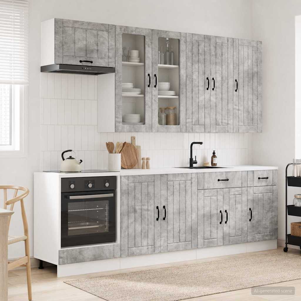 Kücheneinheit Lucca 8 Pcs Holzwerkstoff