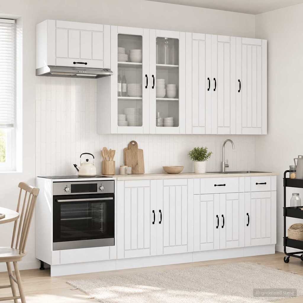 Kücheneinheit Lucca 8 Pcs Holzwerkstoff