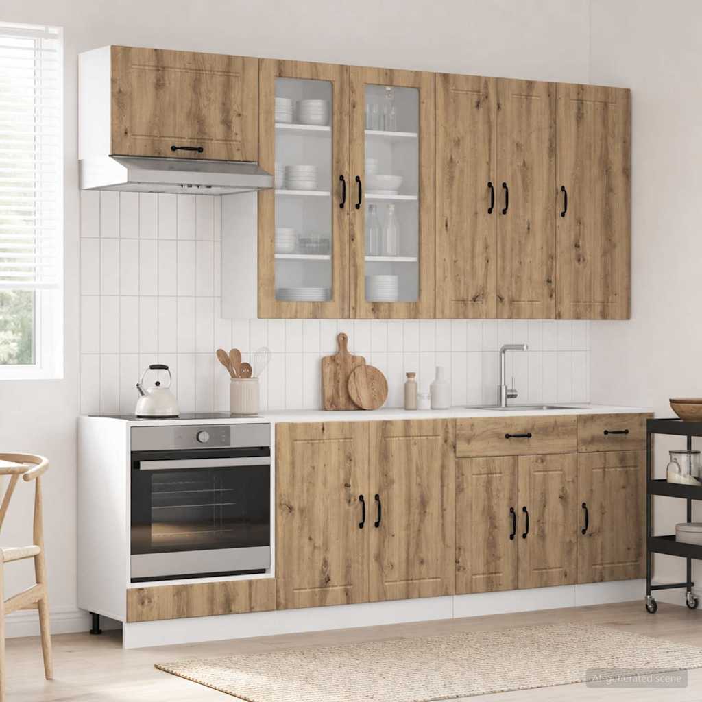 Kücheneinheit Lucca 8 Pcs Holzwerkstoff