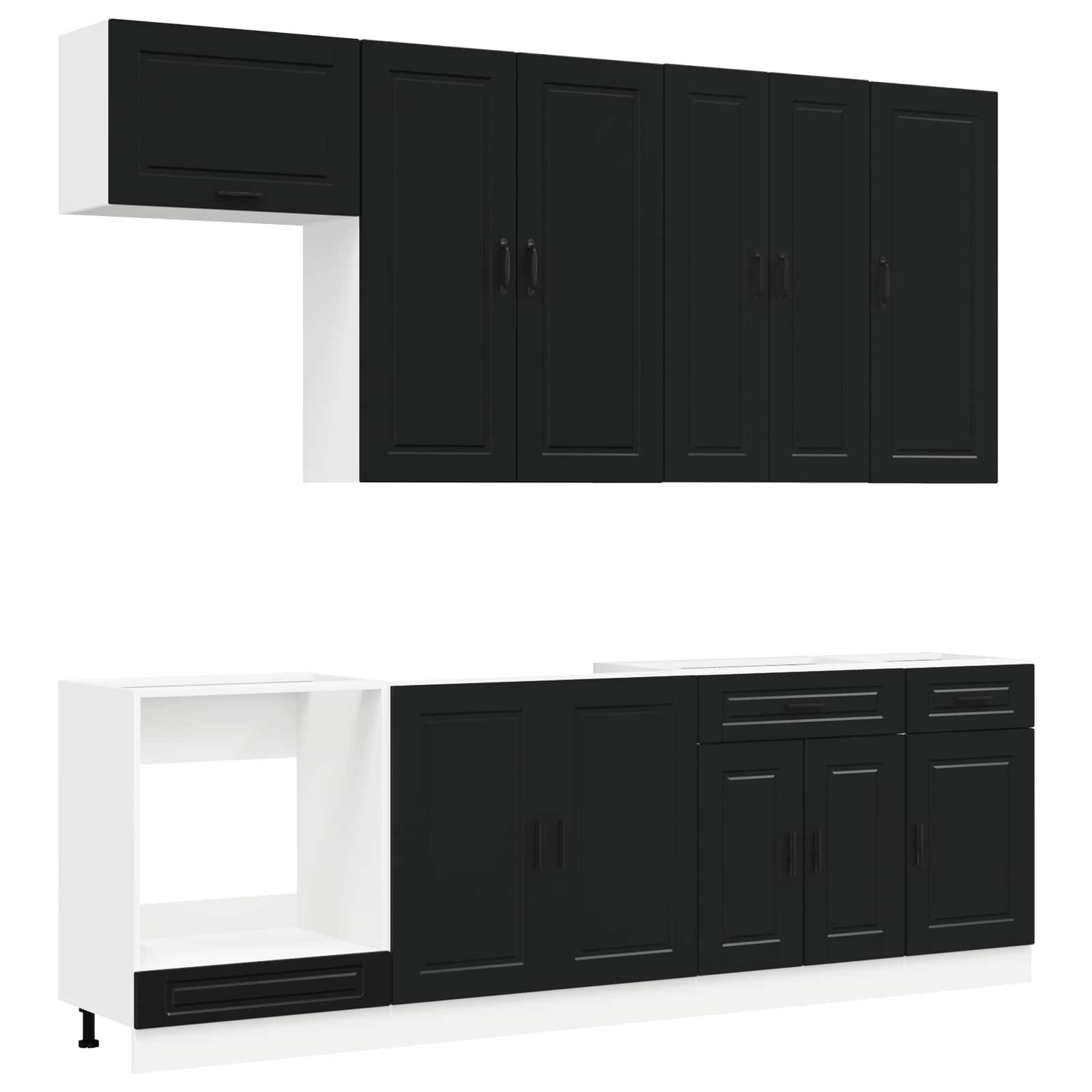 Kücheneinheit Porto 8 Pcs Holzwerkstoff