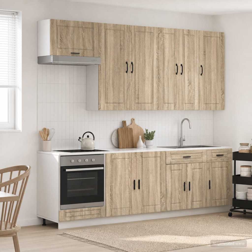 Kücheneinheit Porto 8 Pcs Holzwerkstoff