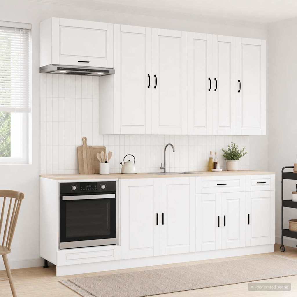 Kücheneinheit Porto 8 Pcs Holzwerkstoff