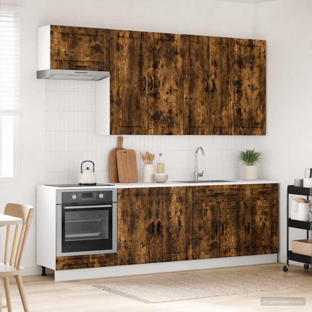 Kücheneinheit Porto 8 Pcs Holzwerkstoff