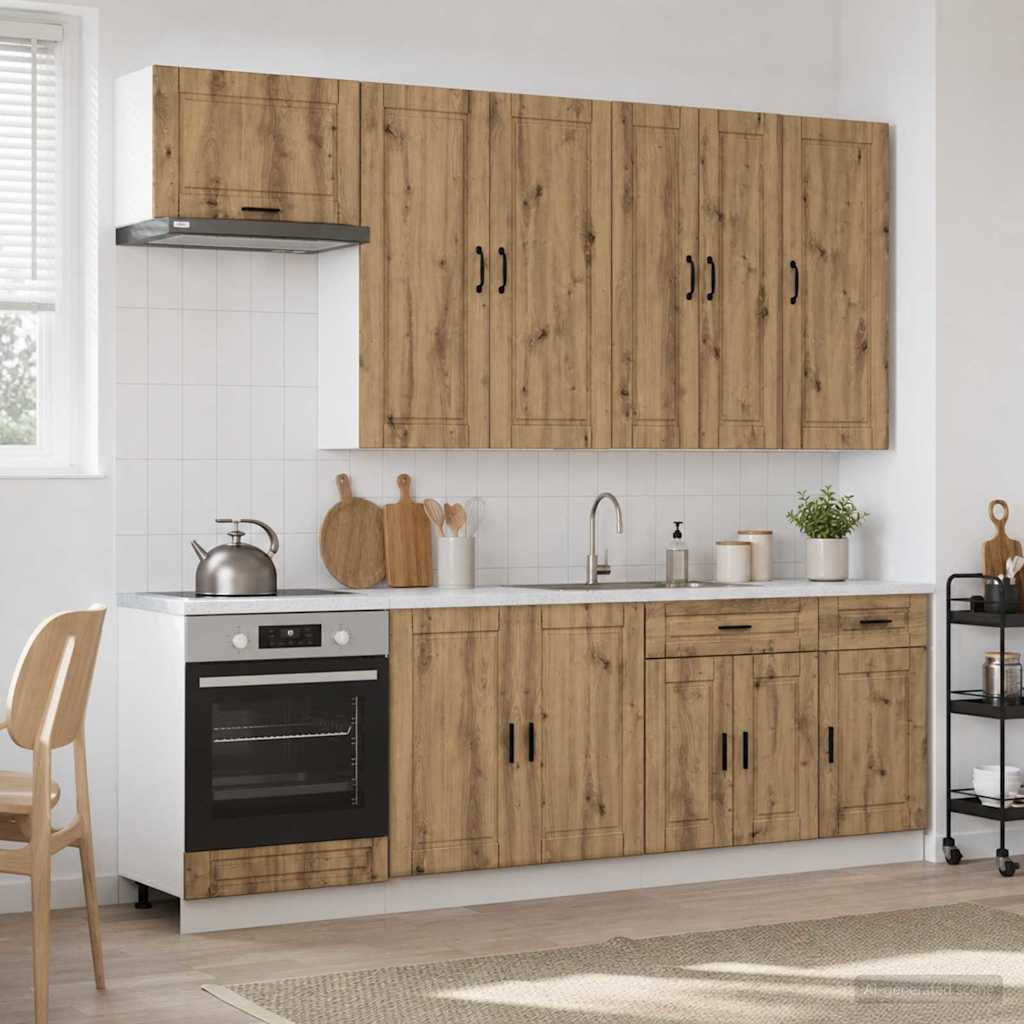 Kücheneinheit Porto 8 Pcs Holzwerkstoff