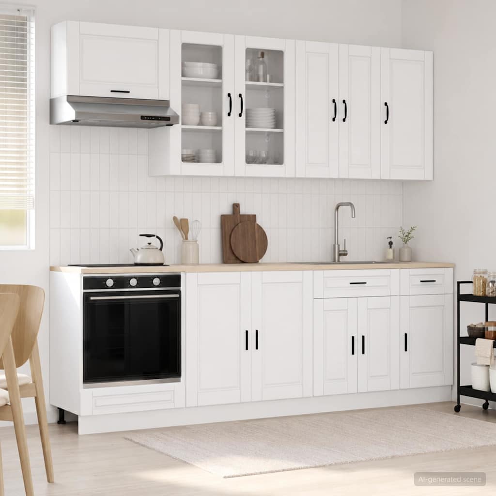 Kücheneinheit Porto 8 Pcs Holzwerkstoff