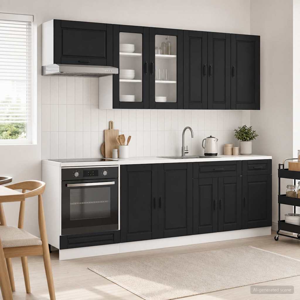 Kücheneinheit Porto 8 Pcs Holzwerkstoff
