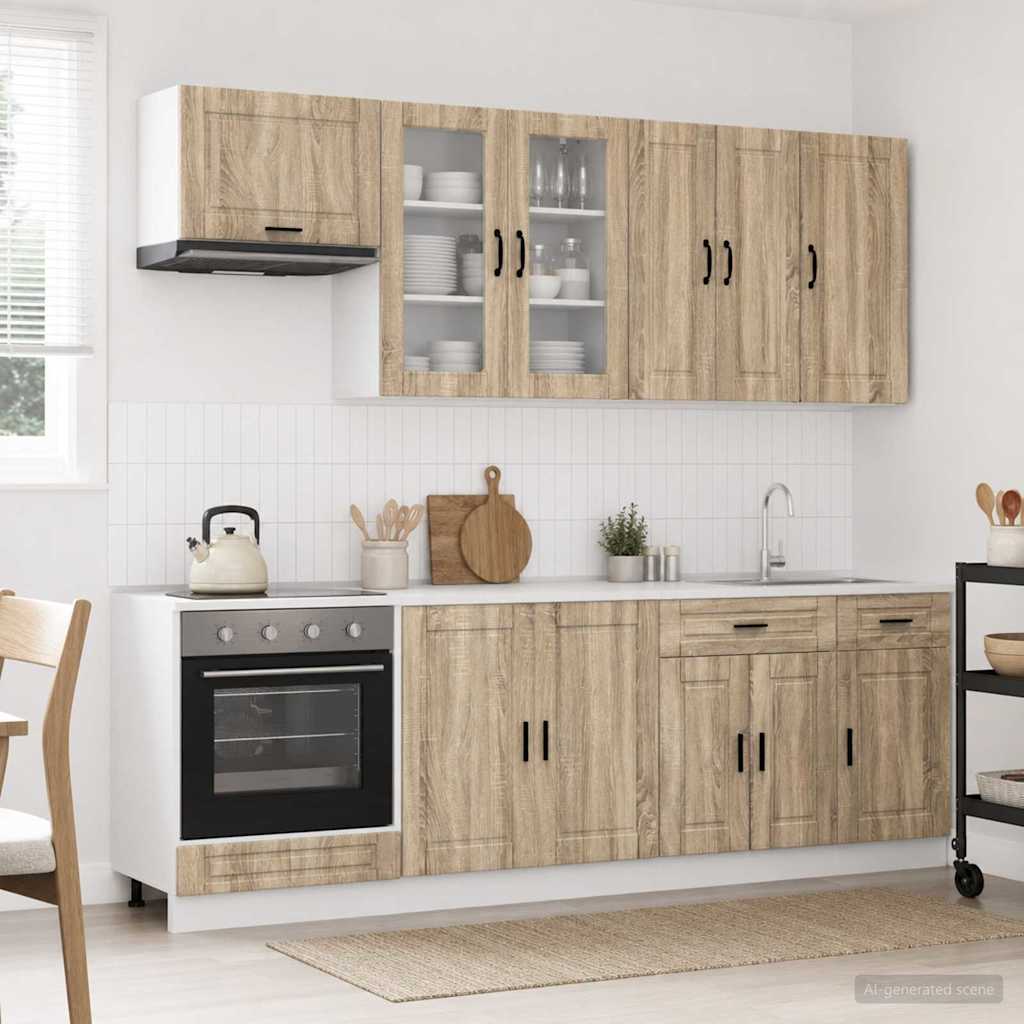 Kücheneinheit Porto 8 Pcs Holzwerkstoff