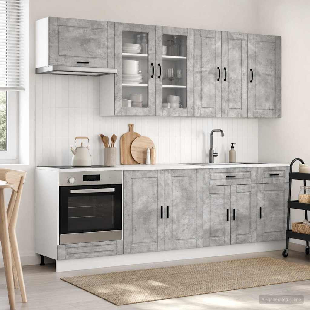 Kücheneinheit Porto 8 Pcs Holzwerkstoff