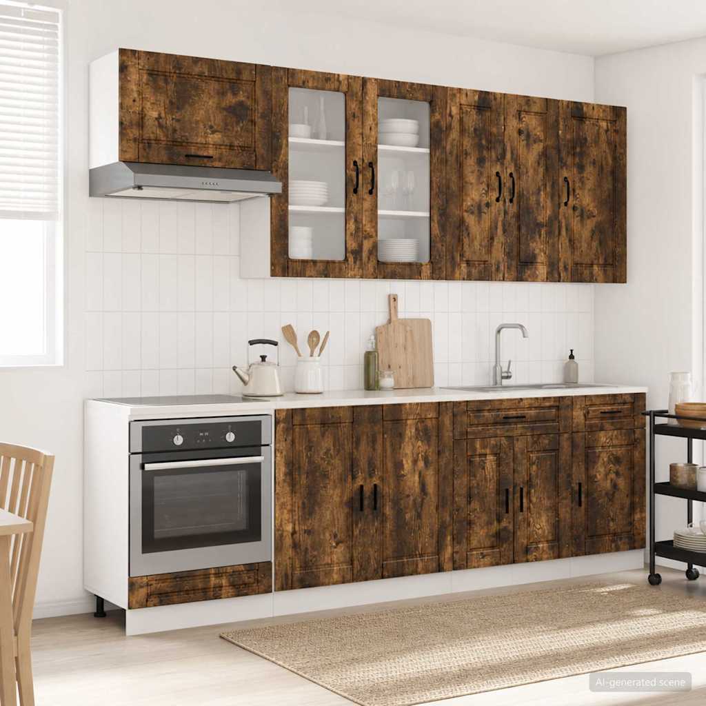 Kücheneinheit Porto 8 Pcs Holzwerkstoff