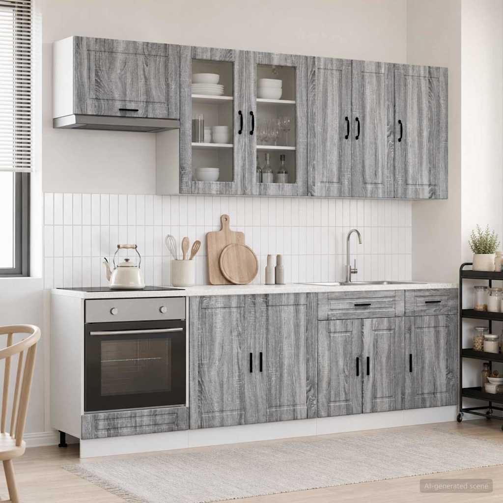 Kücheneinheit Porto 8 Pcs Holzwerkstoff