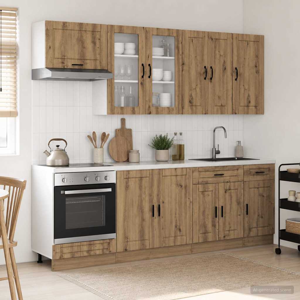 Kücheneinheit Porto 8 Pcs Holzwerkstoff
