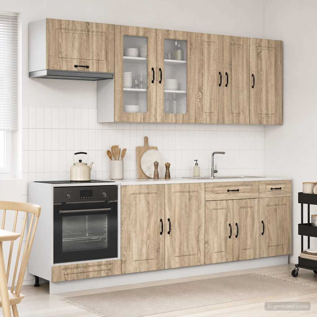 Kücheneinheit Kalmar 8 Pcs Holzwerkstoff