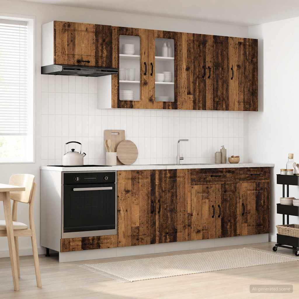 Kücheneinheit Kalmar 8 Pcs Holzwerkstoff