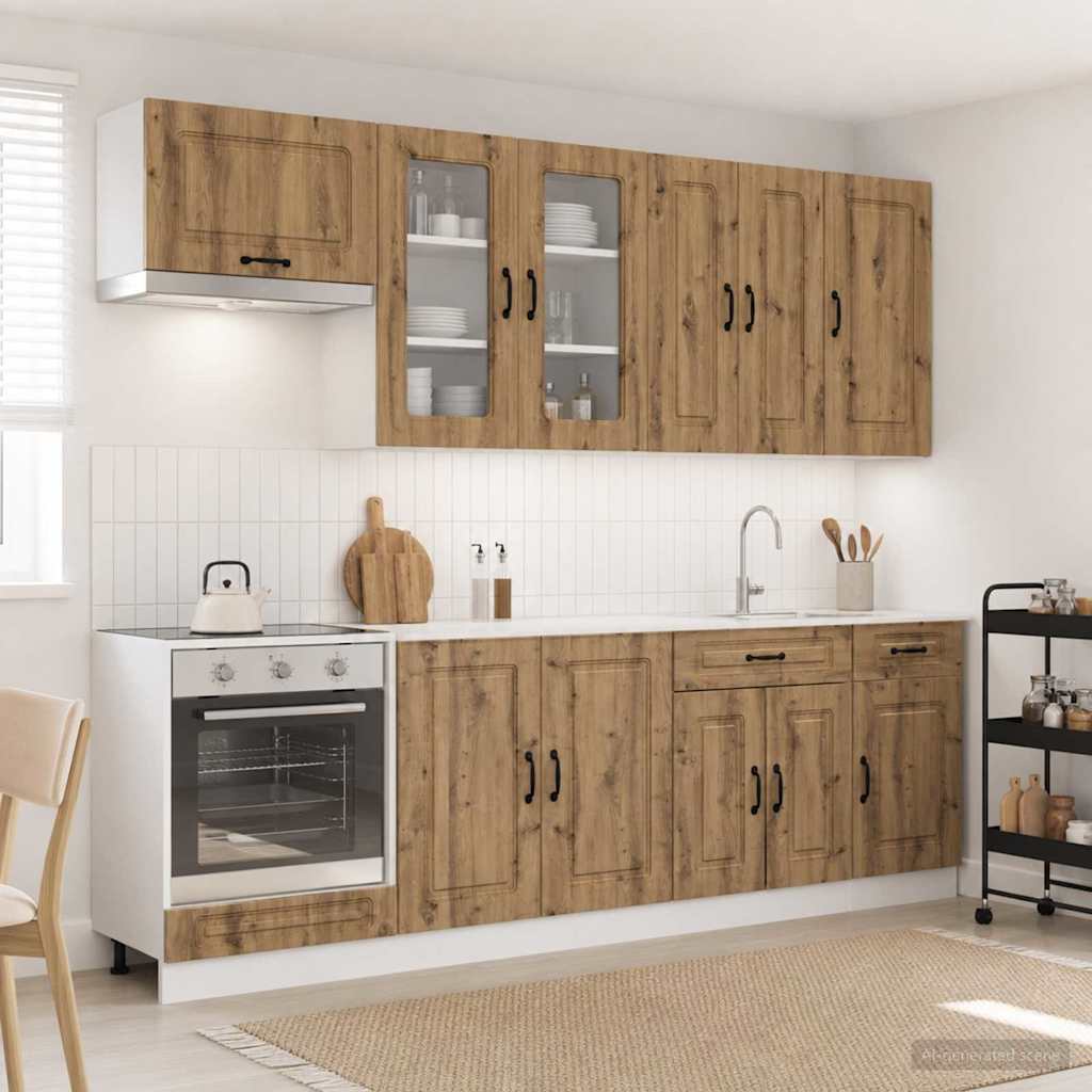 Kücheneinheit Kalmar 8 Pcs Holzwerkstoff