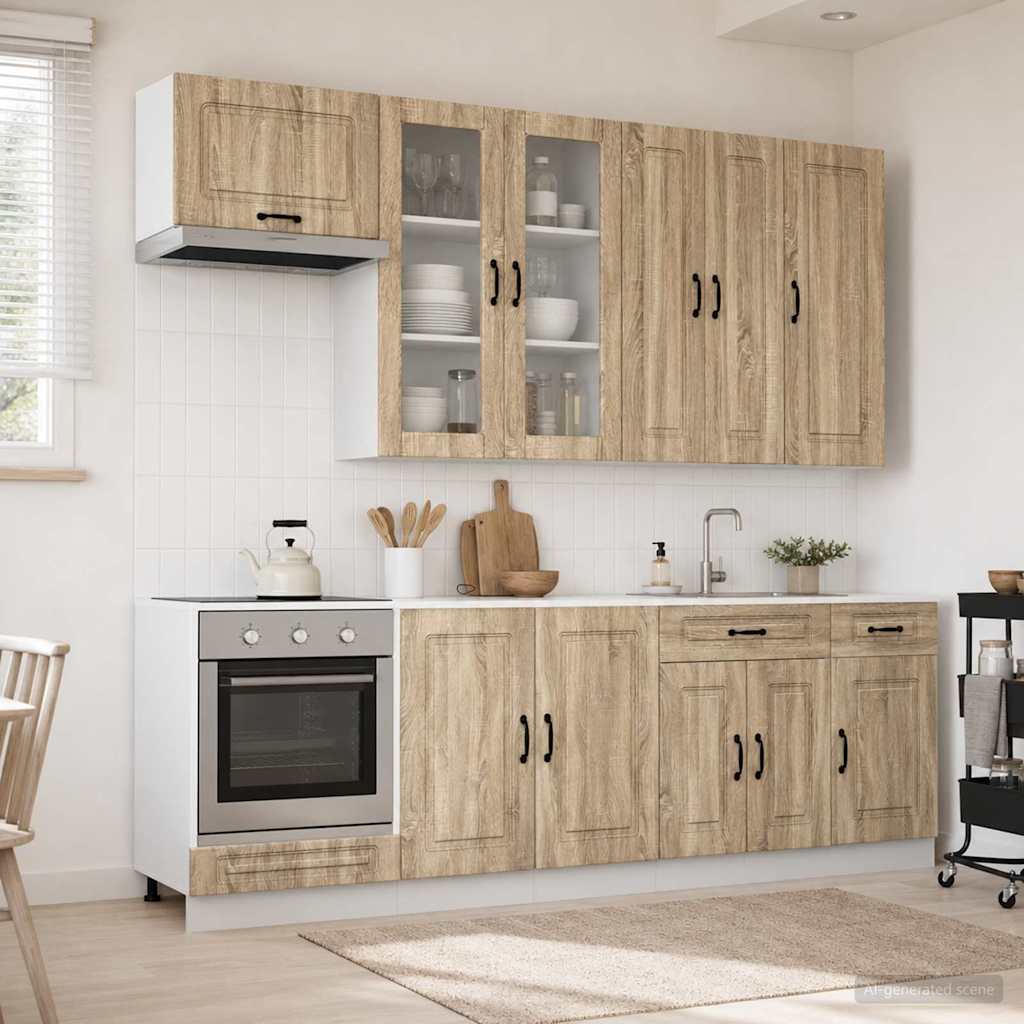 Kücheneinheit Kalmar 8 Pcs Holzwerkstoff