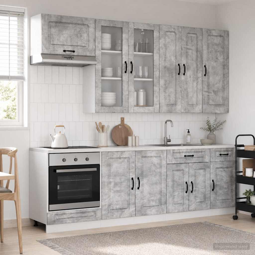 Kücheneinheit Kalmar 8 Pcs Holzwerkstoff