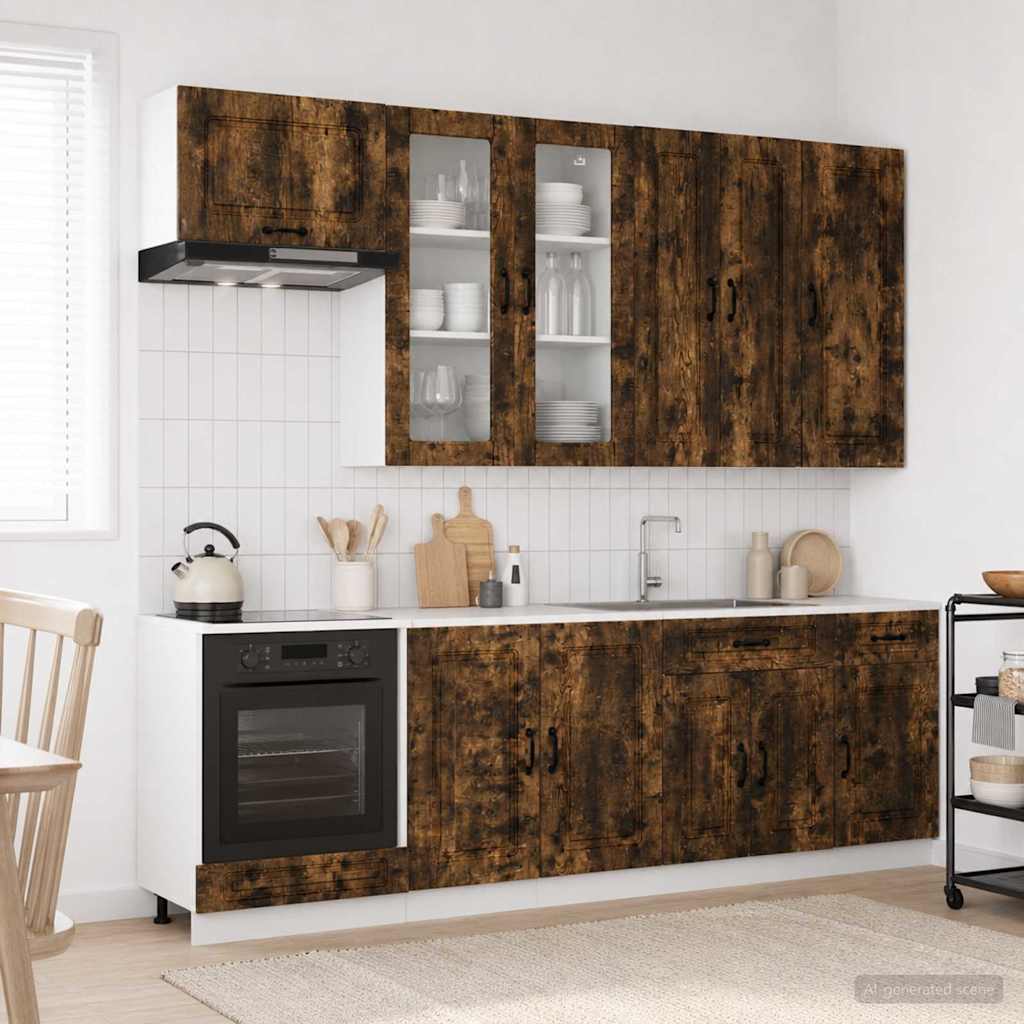 Kücheneinheit Kalmar 8 Pcs Holzwerkstoff