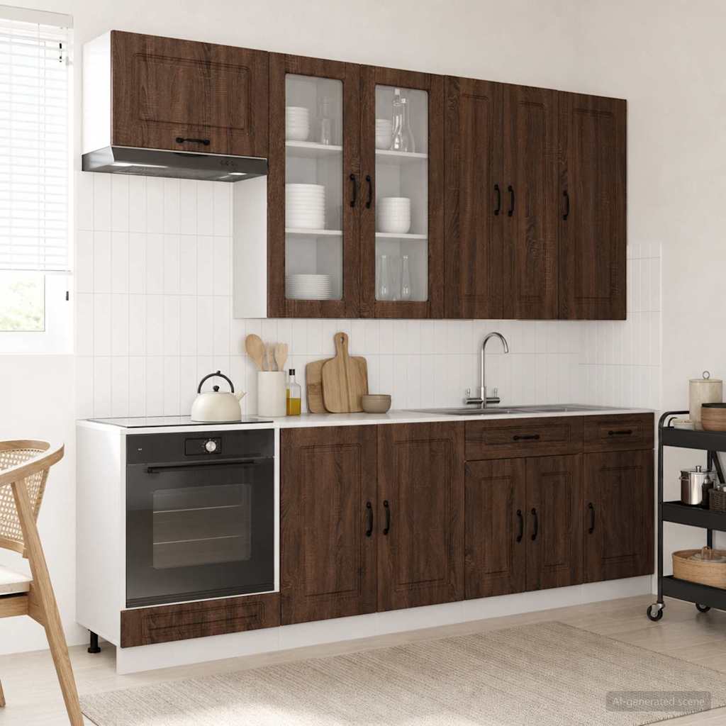 Kücheneinheit Kalmar 8 Pcs Holzwerkstoff