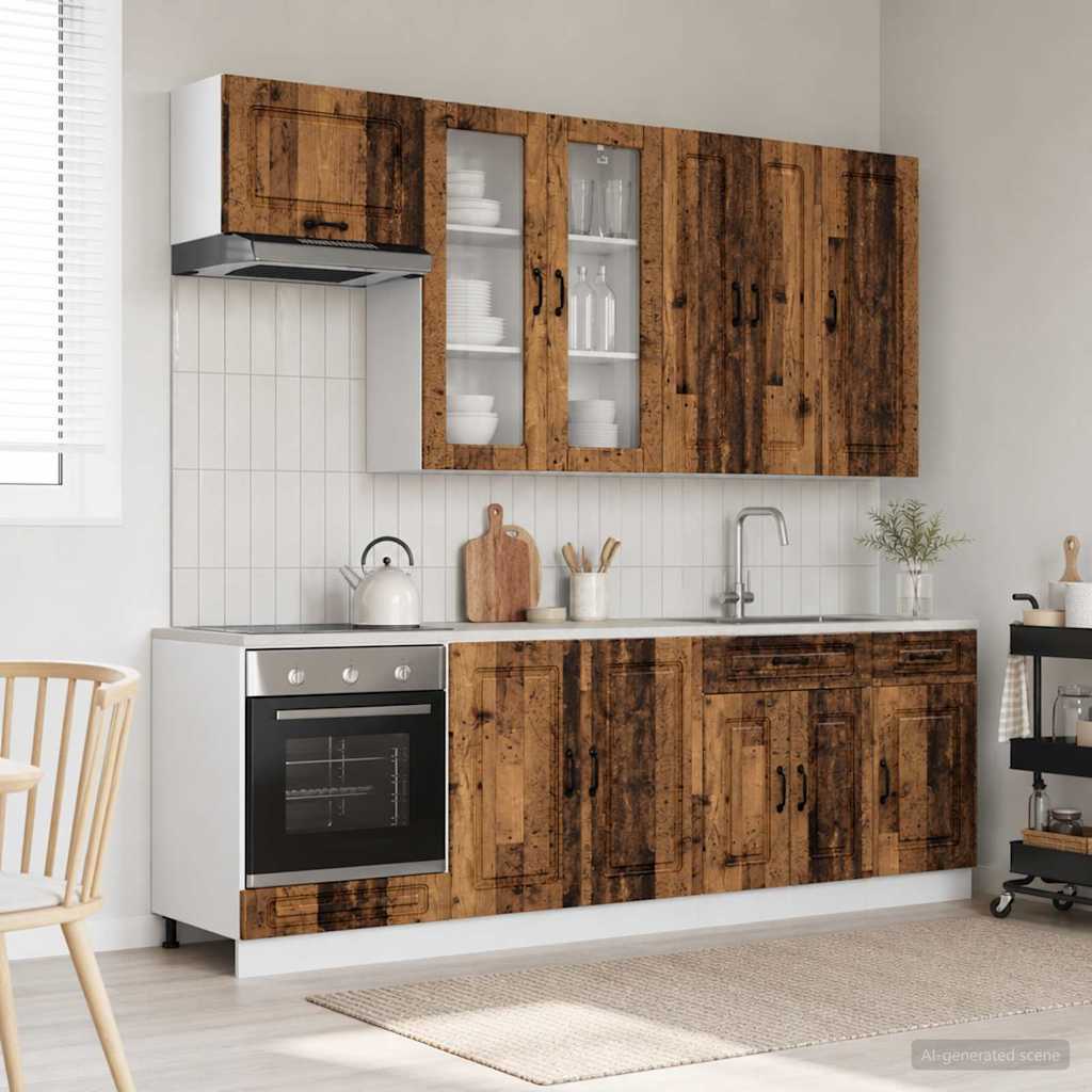 Kücheneinheit Kalmar 8 Pcs Holzwerkstoff