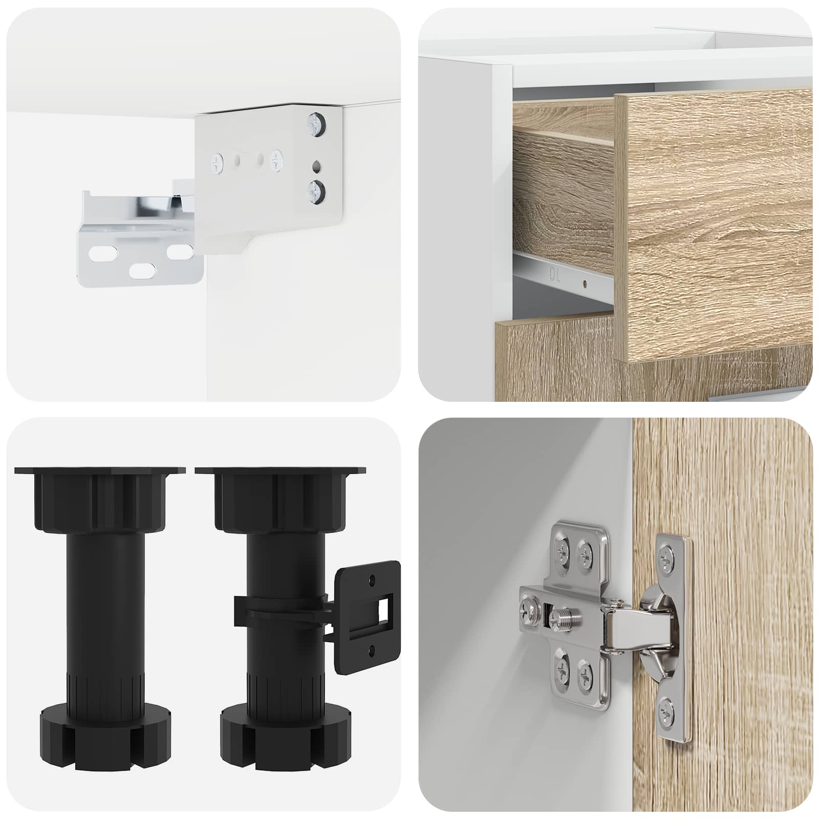 Kücheneinheit Lyon 5 Pcs Holzwerkstoff
