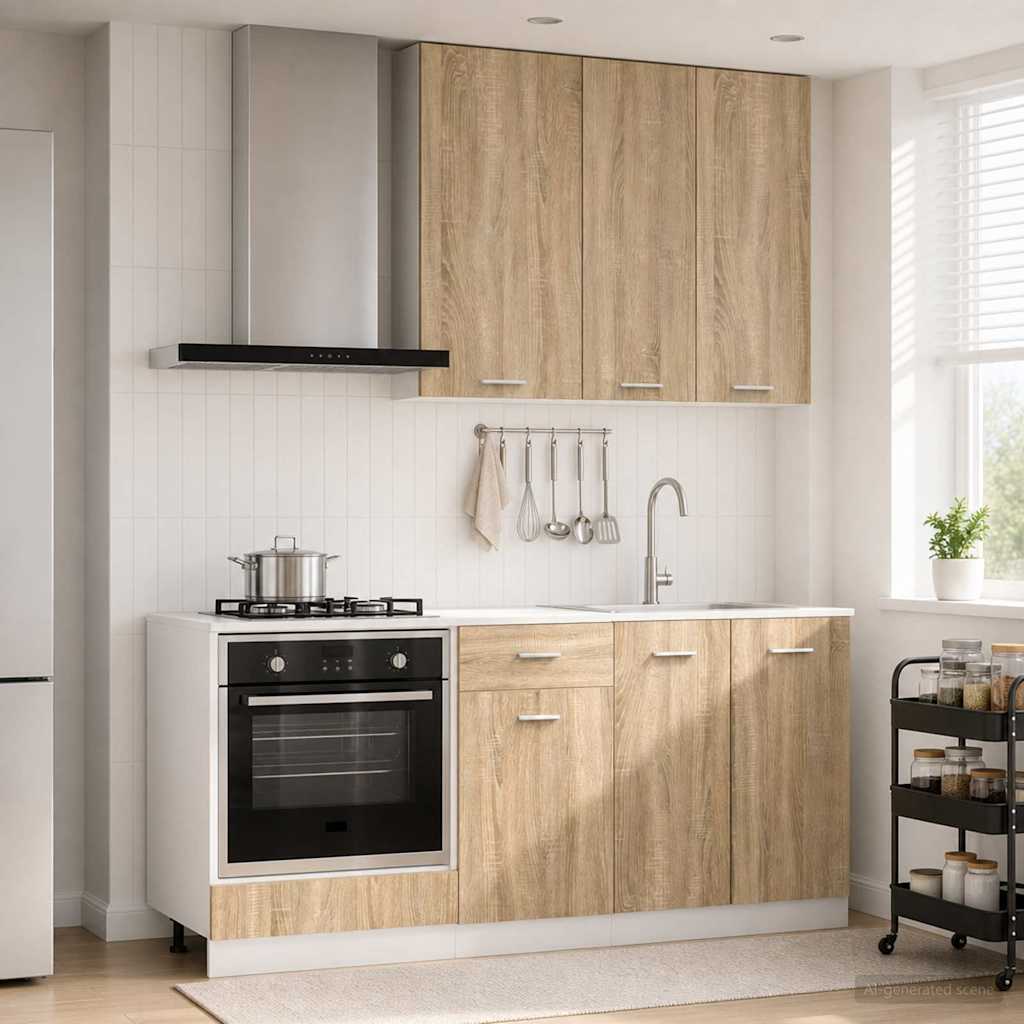 Kücheneinheit Lyon 5 Pcs Holzwerkstoff