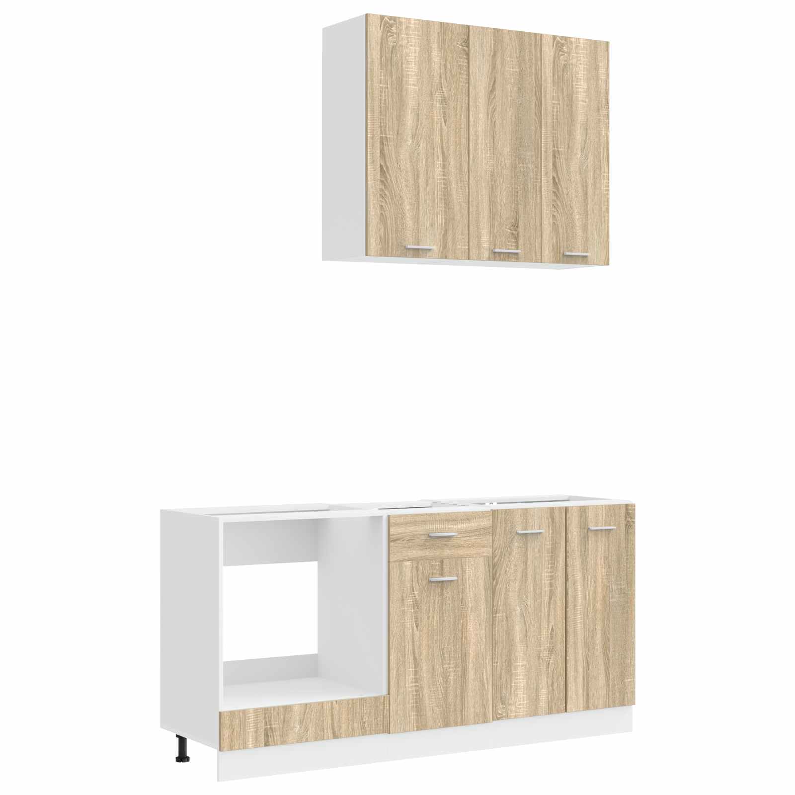 Kücheneinheit Lyon 5 Pcs Holzwerkstoff