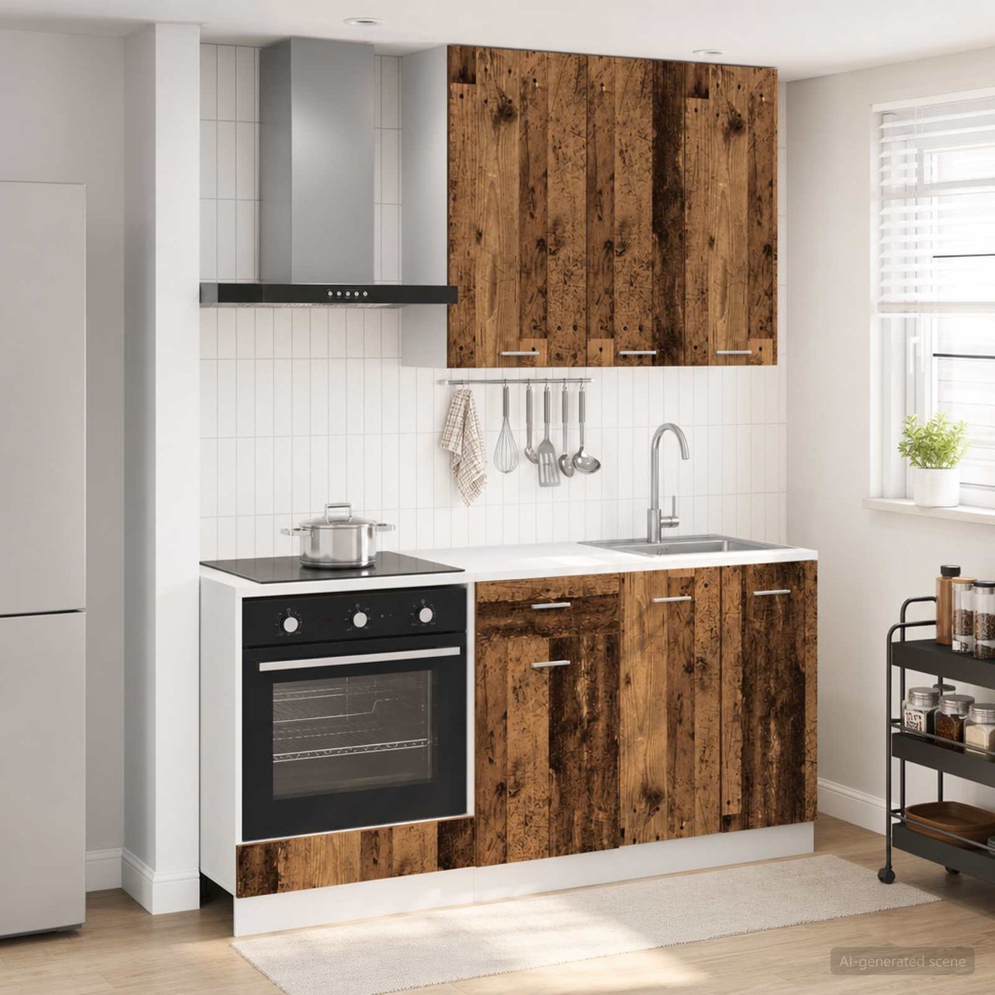 Kücheneinheit Lyon 5 Pcs Holzwerkstoff