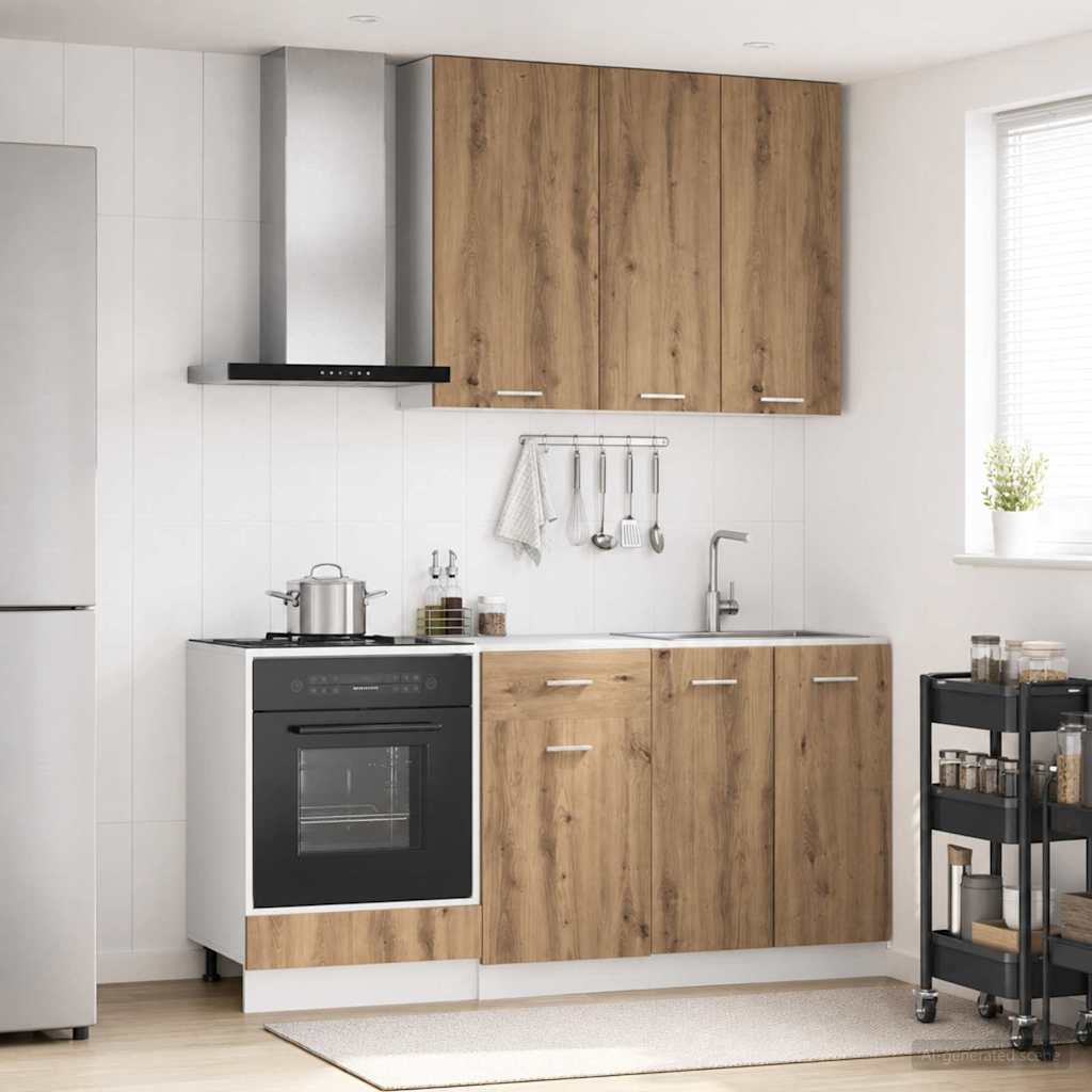 Kücheneinheit Lyon 5 Pcs Holzwerkstoff