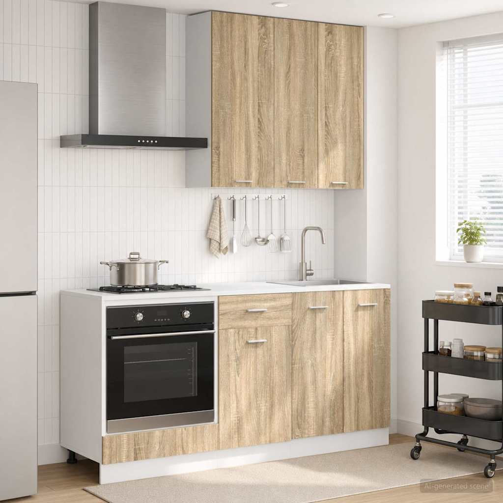 Kücheneinheit Lyon 5 Pcs Holzwerkstoff