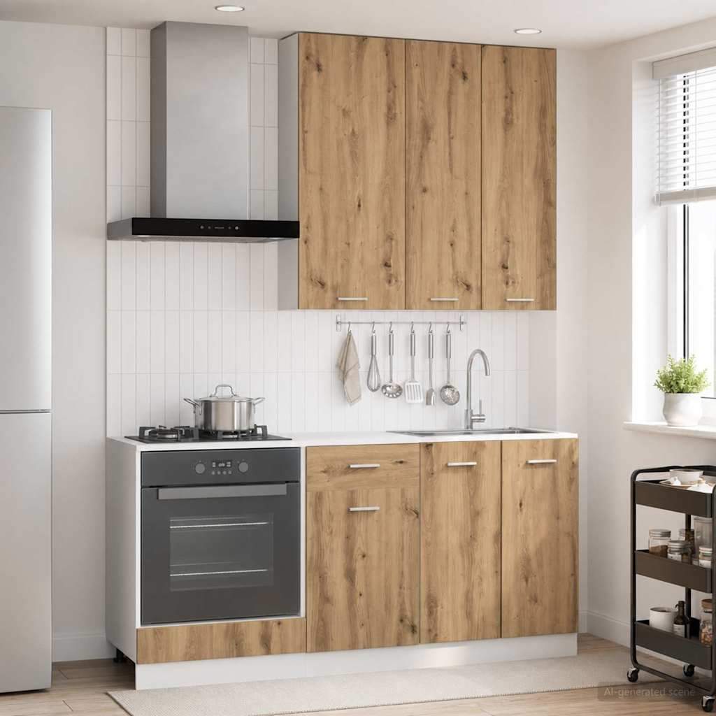 Kücheneinheit Lyon 5 Pcs Holzwerkstoff
