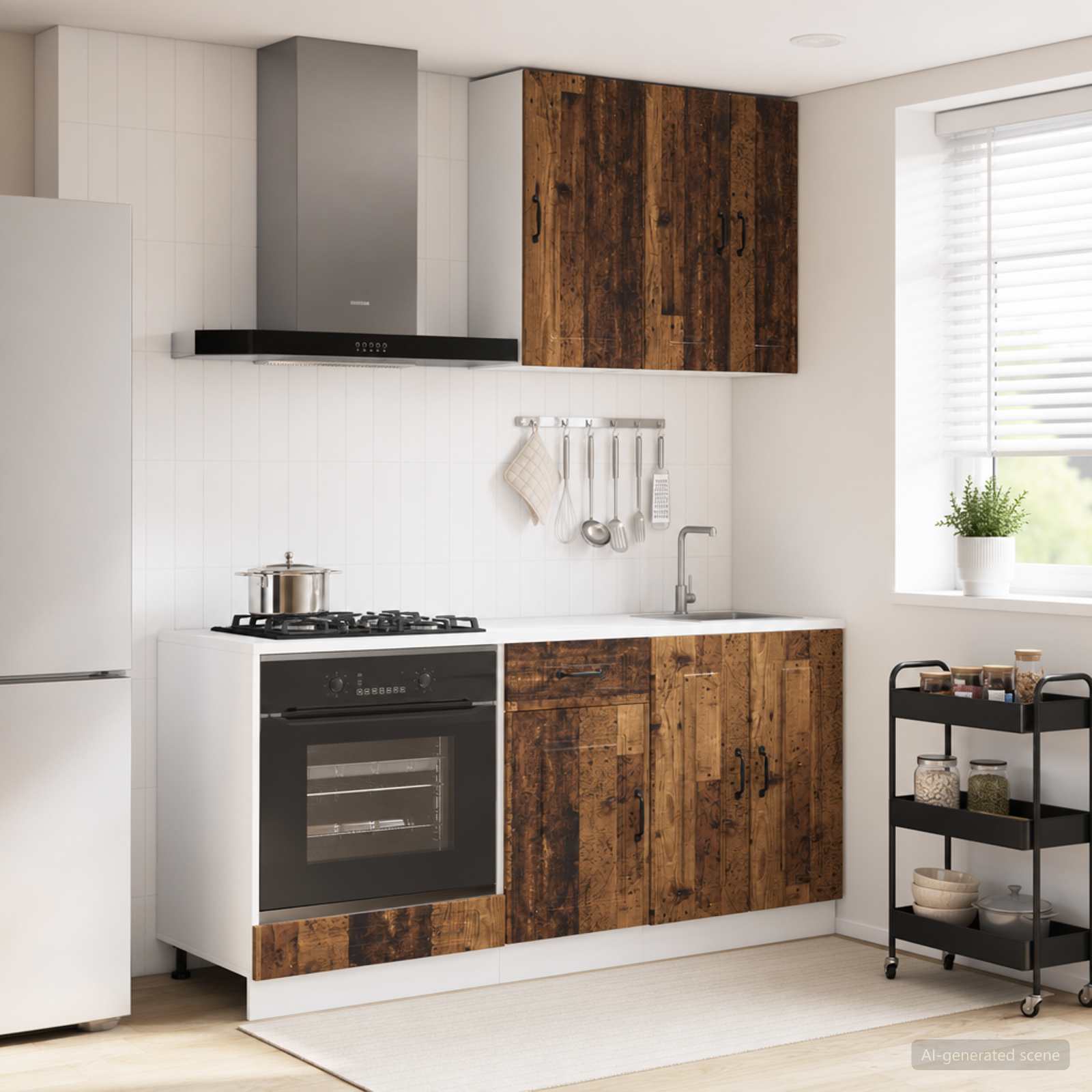 Kücheneinheit Kalmar 5 Pcs Holzwerkstoff