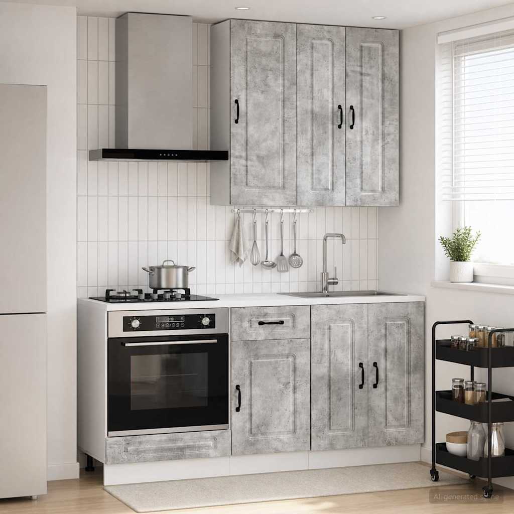 Kücheneinheit Kalmar 5 Pcs Holzwerkstoff