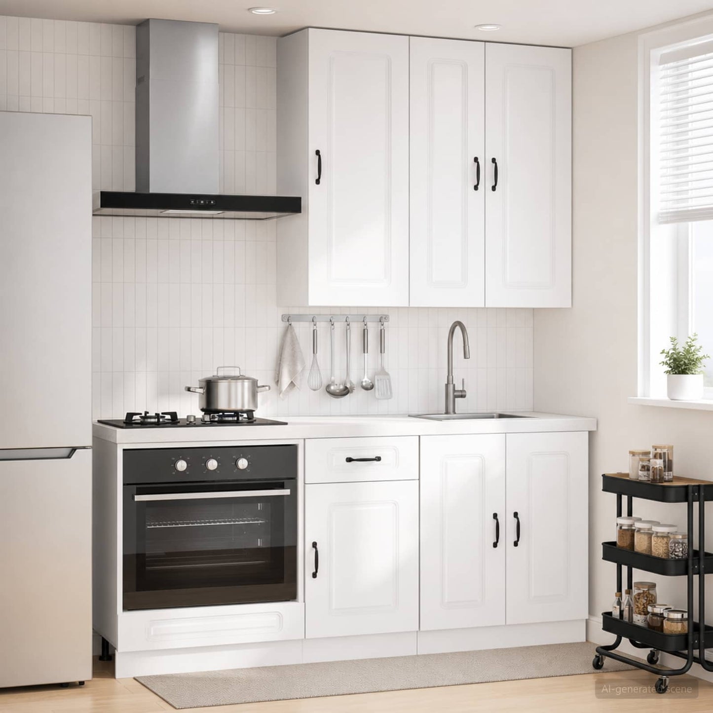 Kücheneinheit Kalmar 5 Pcs Holzwerkstoff