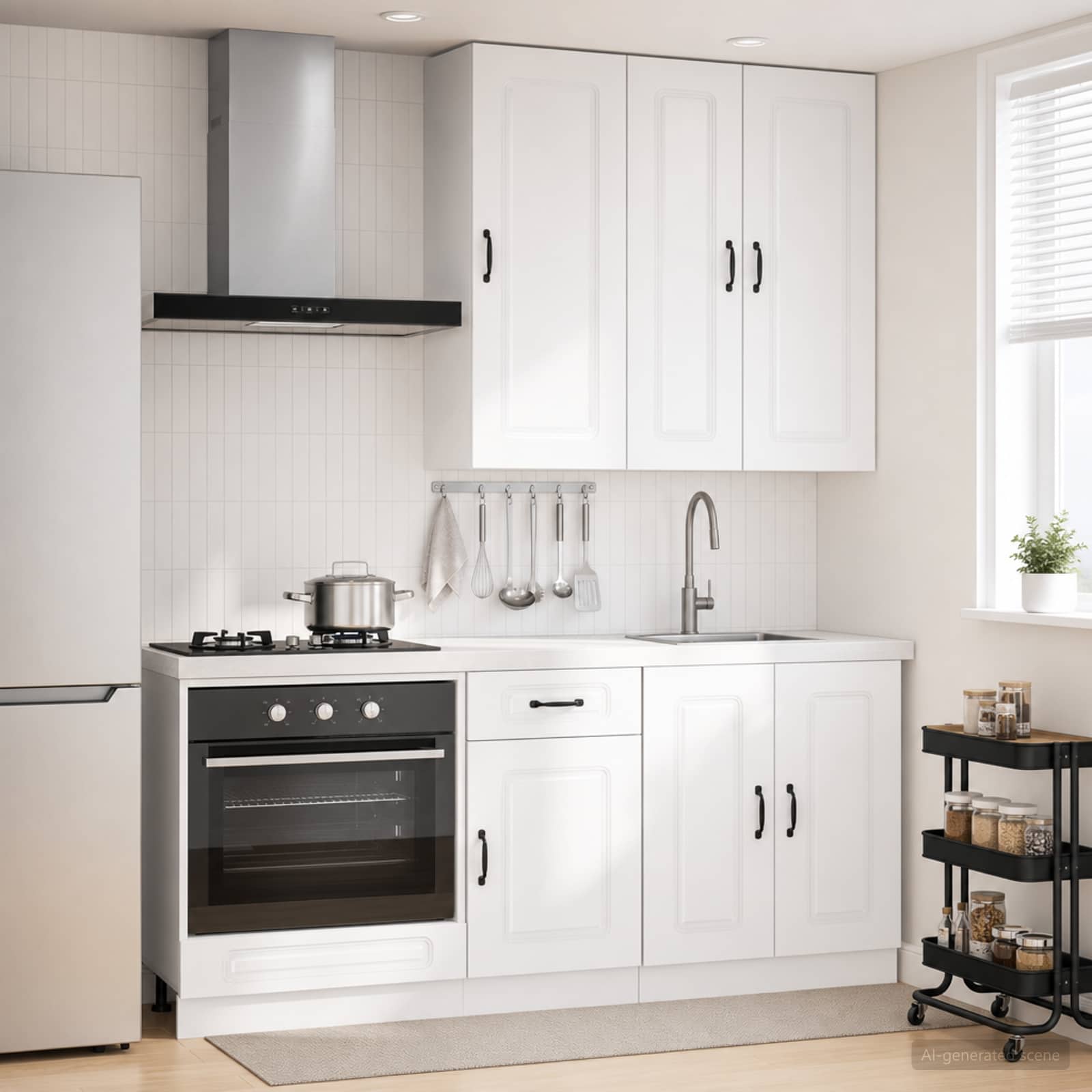 Kücheneinheit Kalmar 5 Pcs Holzwerkstoff